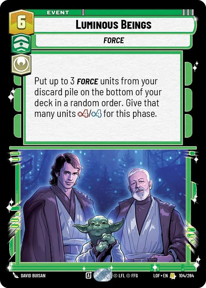 Luminous Beings — Legends of the Force — Star Wars: Unlimited