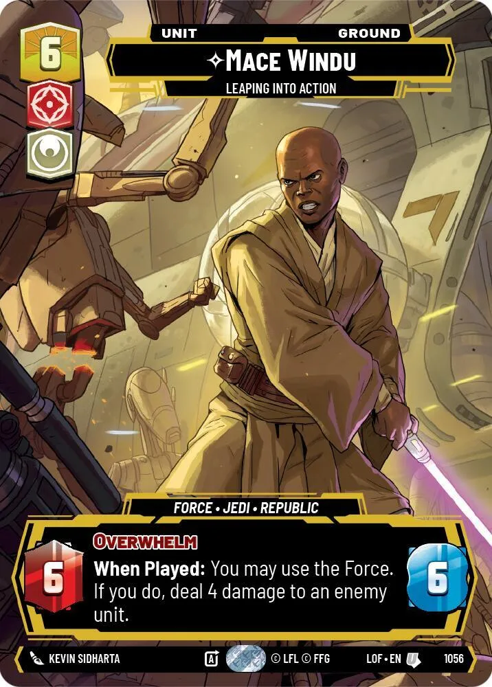 Mace Windu - Passe À L'Action — Legends of the Force — Star Wars: Unlimited