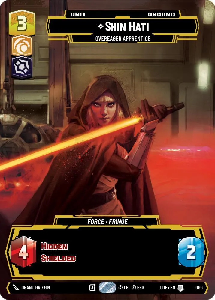 Shin Hati - Overeager Apprentice — Legends of the Force — Star Wars: Unlimited