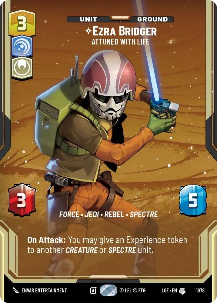 Ezra Bridger - Attuned With Life — Legends of the Force — Star Wars: Unlimited