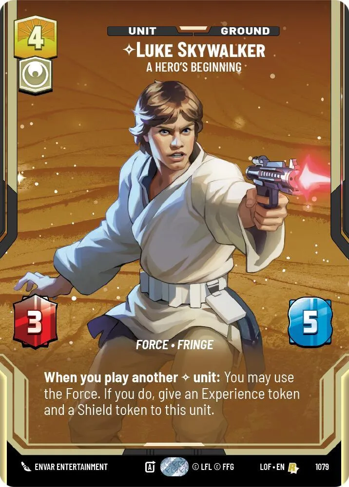 Luke Skywalker - La Genèse D'Un Héros — Legends of the Force — Star Wars: Unlimited