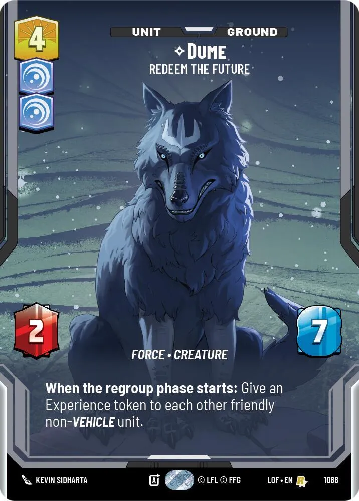 Dume - Redeem the Future — Legends of the Force — Star Wars: Unlimited
