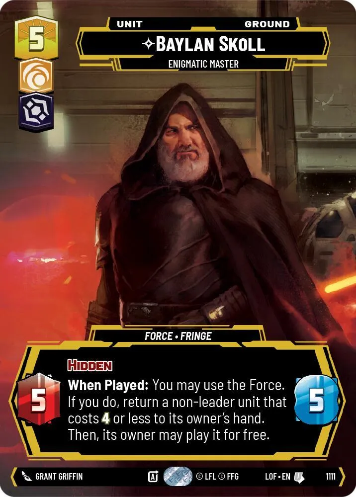 Baylan Skoll - Enigmatic Master — Legends of the Force — Star Wars: Unlimited
