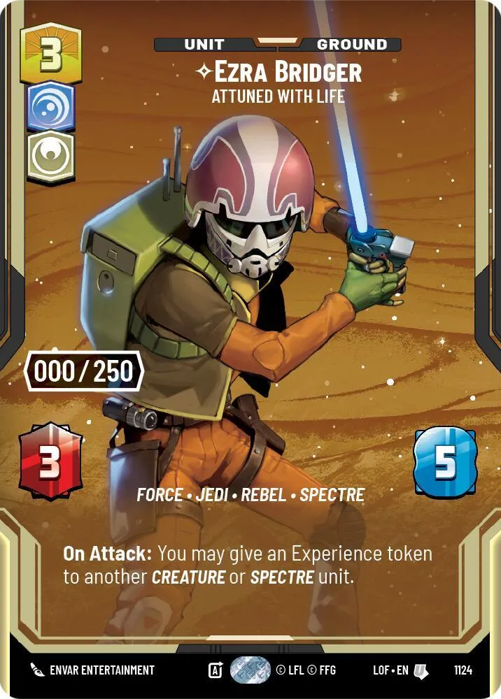 Ezra Bridger - En Harmonie Avec La Vie — Legends of the Force — Star Wars: Unlimited