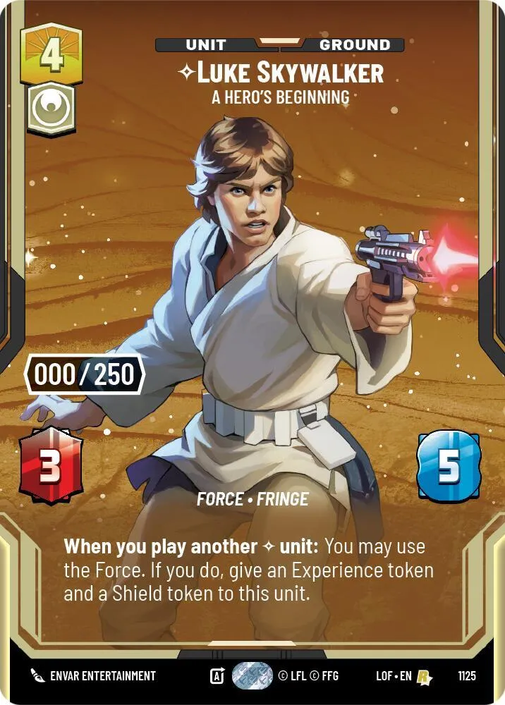 Luke Skywalker - La Genèse D'Un Héros — Legends of the Force — Star Wars: Unlimited