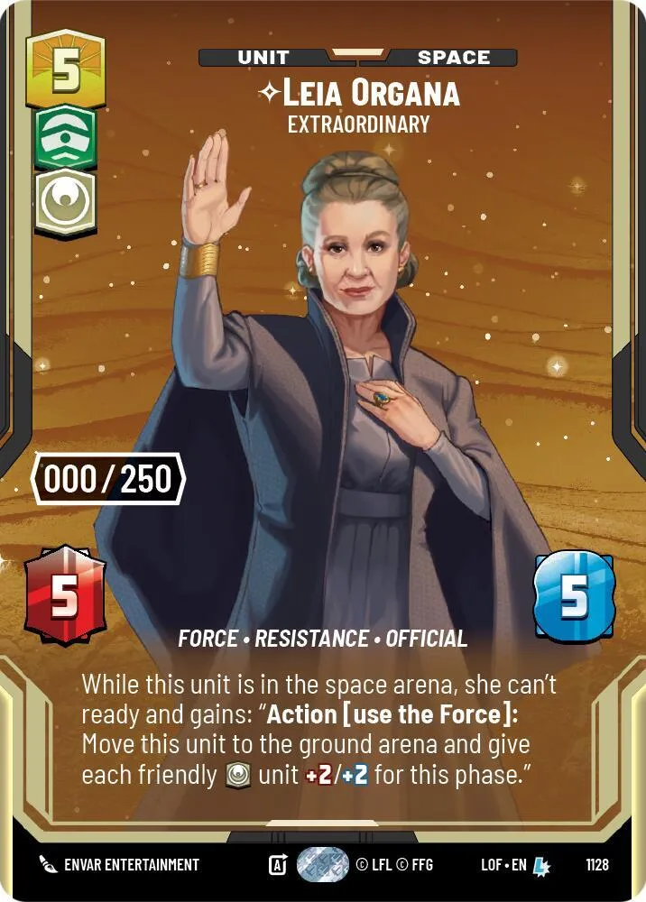 Leia Organa - Extraordinaire — Legends of the Force — Star Wars: Unlimited