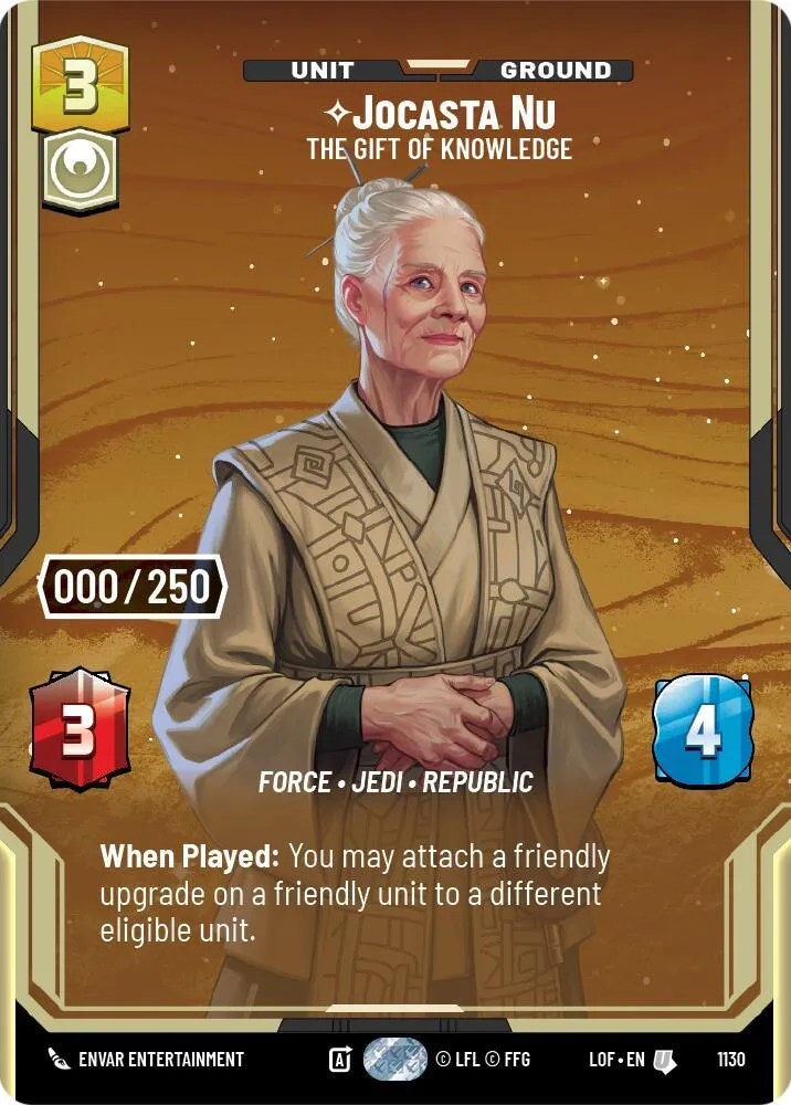 Jocasta Nu - Le Don De Connaissance — Legends of the Force — Star Wars: Unlimited