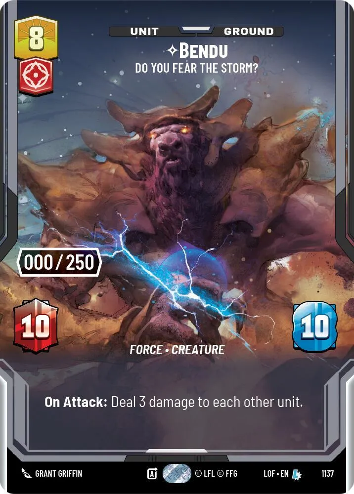 Bendu - Avez-Vous Peur De L'Orage ? — Legends of the Force — Star Wars: Unlimited