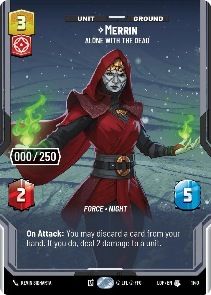 Merrin - Seule Avec Les Morts — Legends of the Force — Star Wars: Unlimited