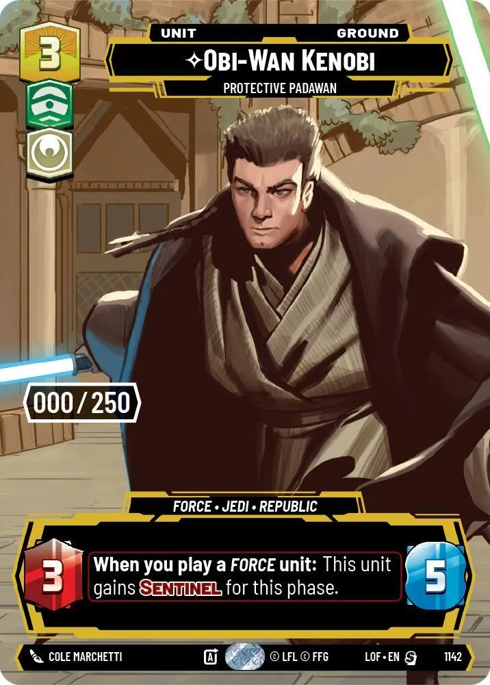 Obi-Wan Kenobi - Padawan Protecteur — Legends of the Force — Star Wars: Unlimited