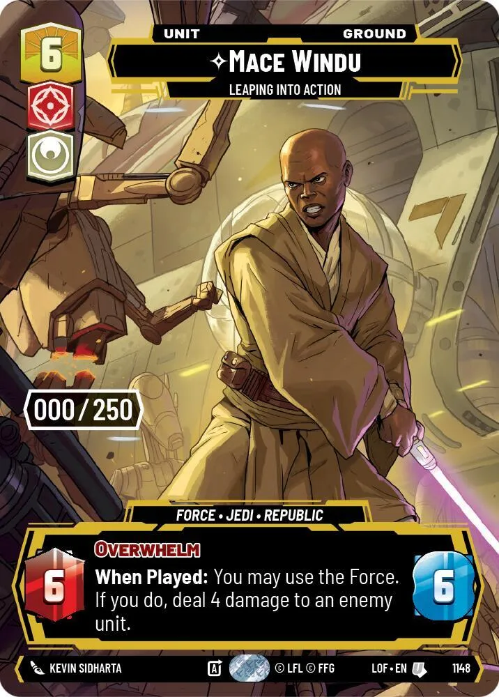 Mace Windu - Passe À L'Action — Legends of the Force — Star Wars: Unlimited