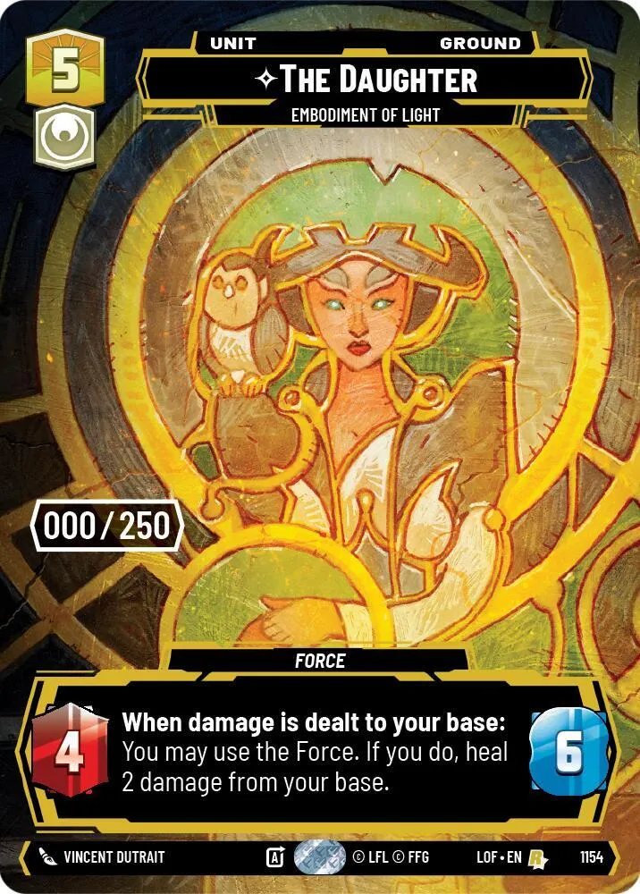 La Fille - Incarnation De La Lumière — Legends of the Force — Star Wars: Unlimited
