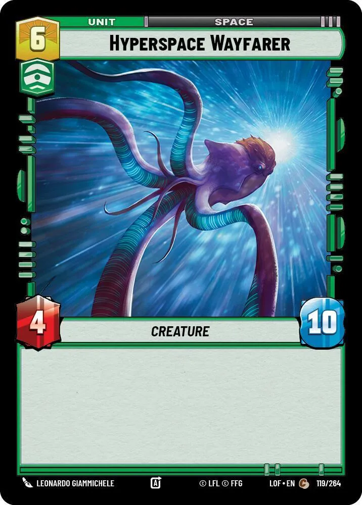 Hyperspace Wayfarer — Legends of the Force — Star Wars: Unlimited