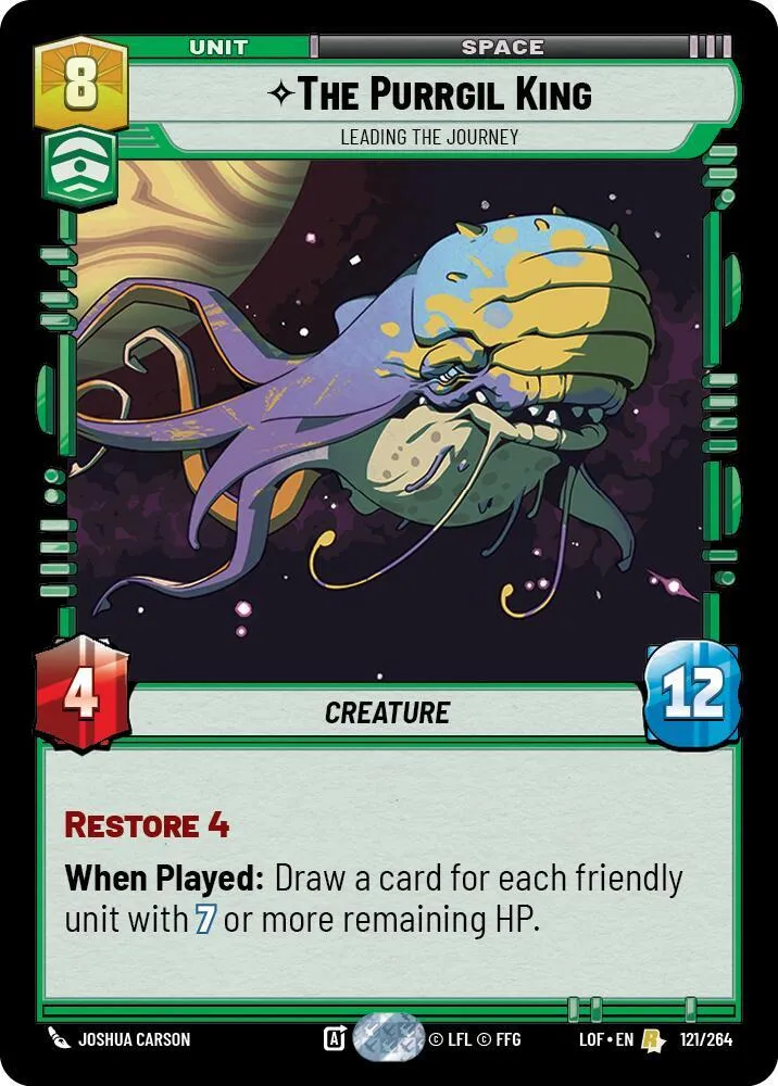 The Purrgil King - Leading The Journey — Legends of the Force — Star Wars: Unlimited