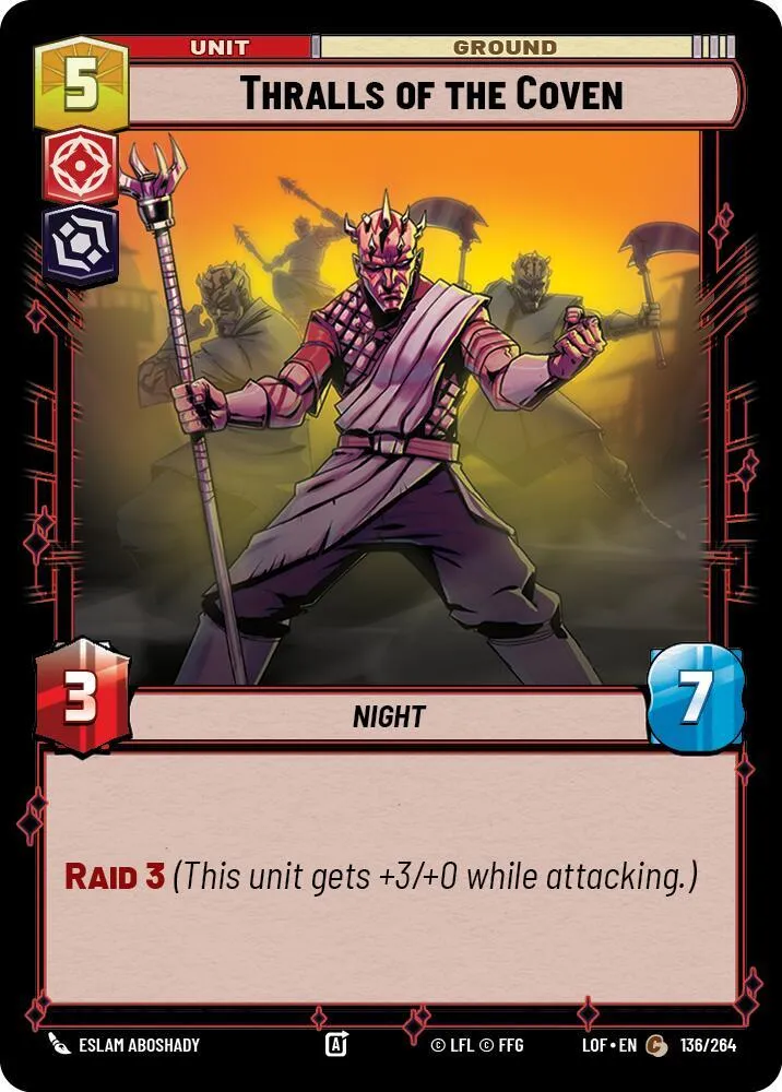 Serfs du Couvent — Legends of the Force — Star Wars: Unlimited