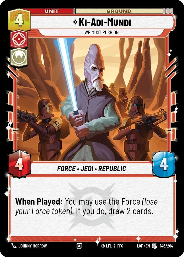 Ki-Adi-Mundi - We Must Push On — Legends of the Force — Star Wars: Unlimited