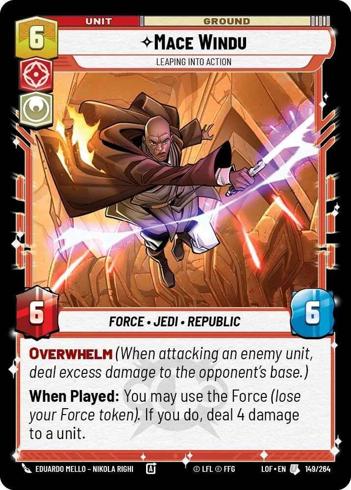 Mace Windu - Passe À L'Action — Legends of the Force — Star Wars: Unlimited