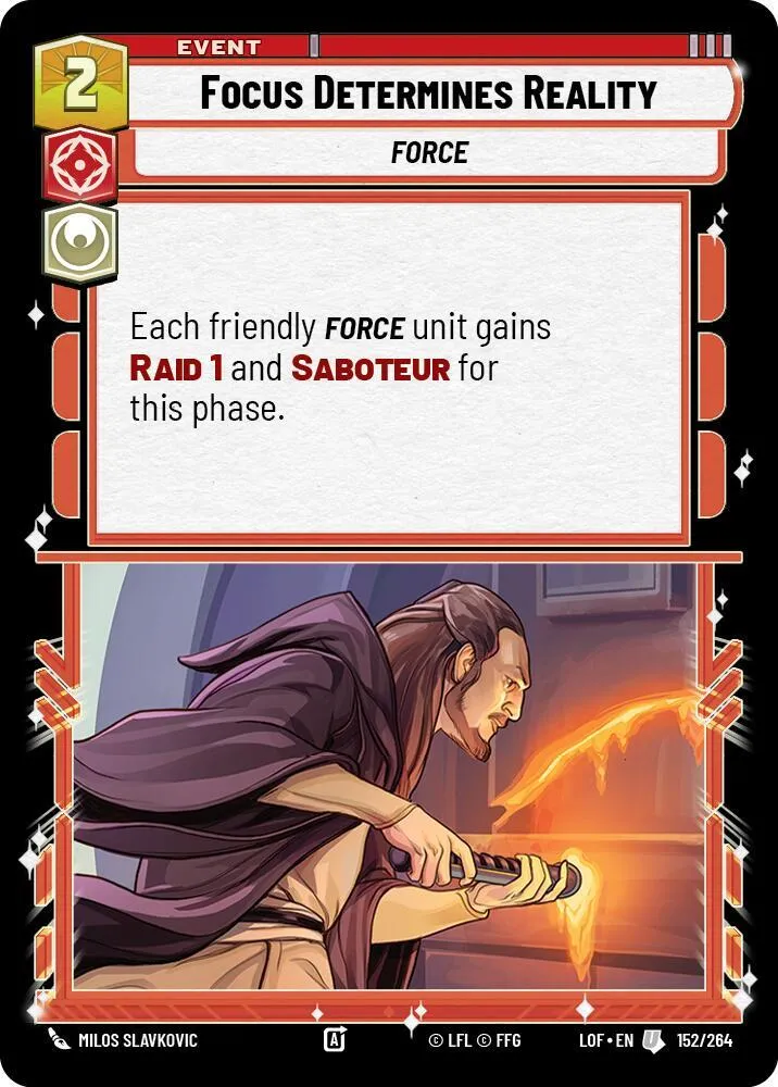L'Attention Détermine la Réalité — Legends of the Force — Star Wars: Unlimited