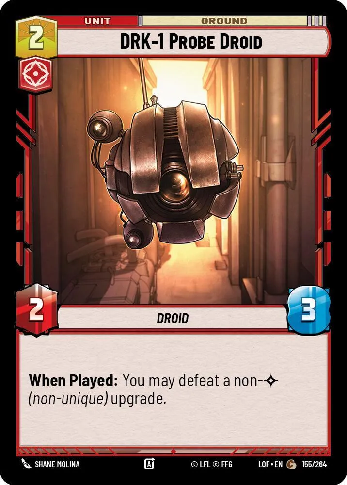Droïde Sonde DRK-1 — Legends of the Force — Star Wars: Unlimited