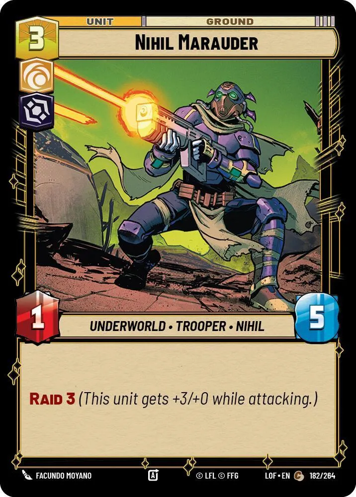 Maraudeur Nihil — Legends of the Force — Star Wars: Unlimited