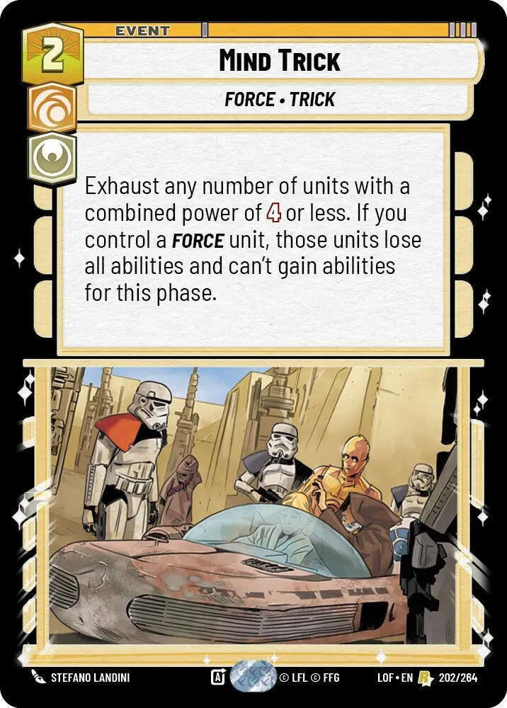 Mind Trick — Legends of the Force — Star Wars: Unlimited