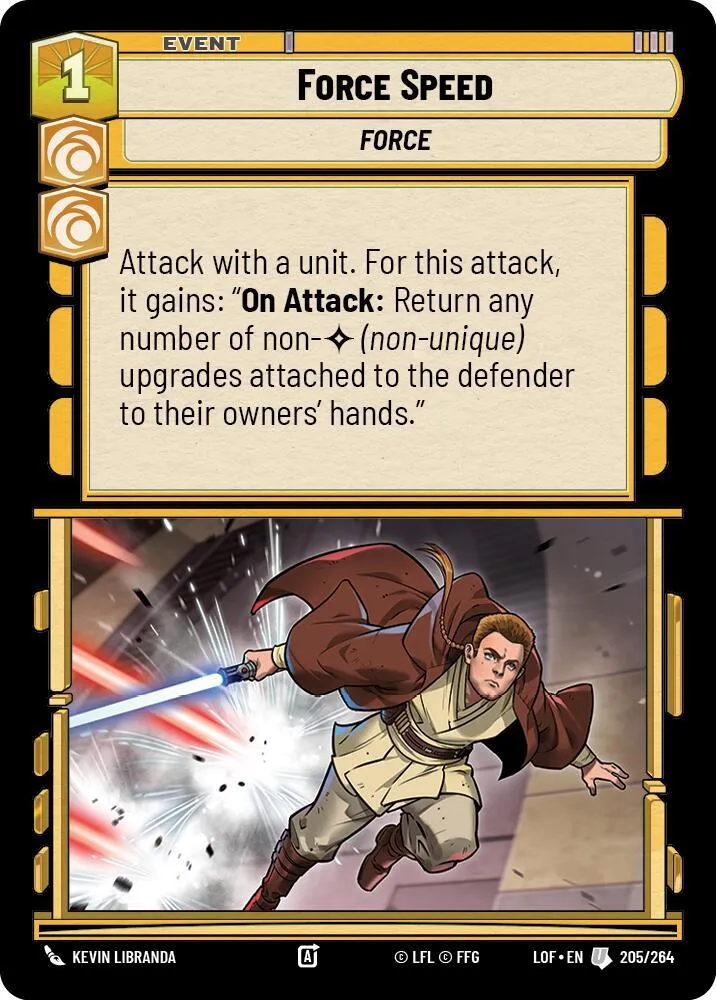 Vitesse de Force — Legends of the Force — Star Wars: Unlimited