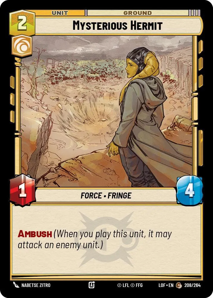 Ermite Mystérieux — Legends of the Force — Star Wars: Unlimited