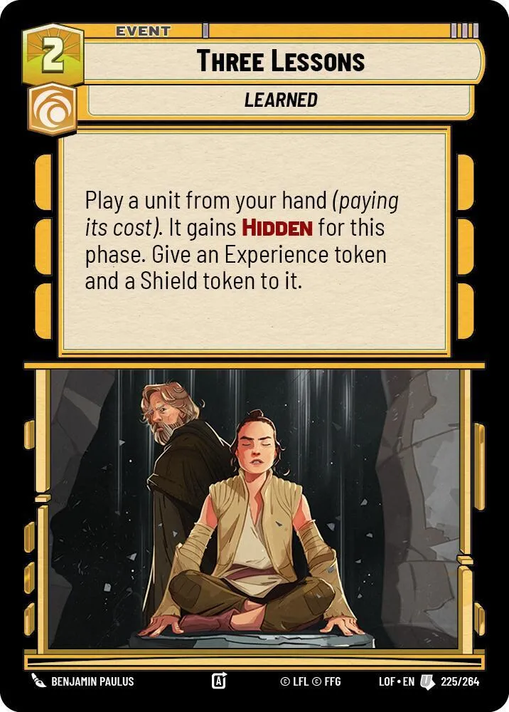 Trois Leçons — Legends of the Force — Star Wars: Unlimited
