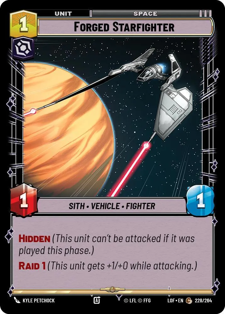 Chasseur de la Forge — Legends of the Force — Star Wars: Unlimited