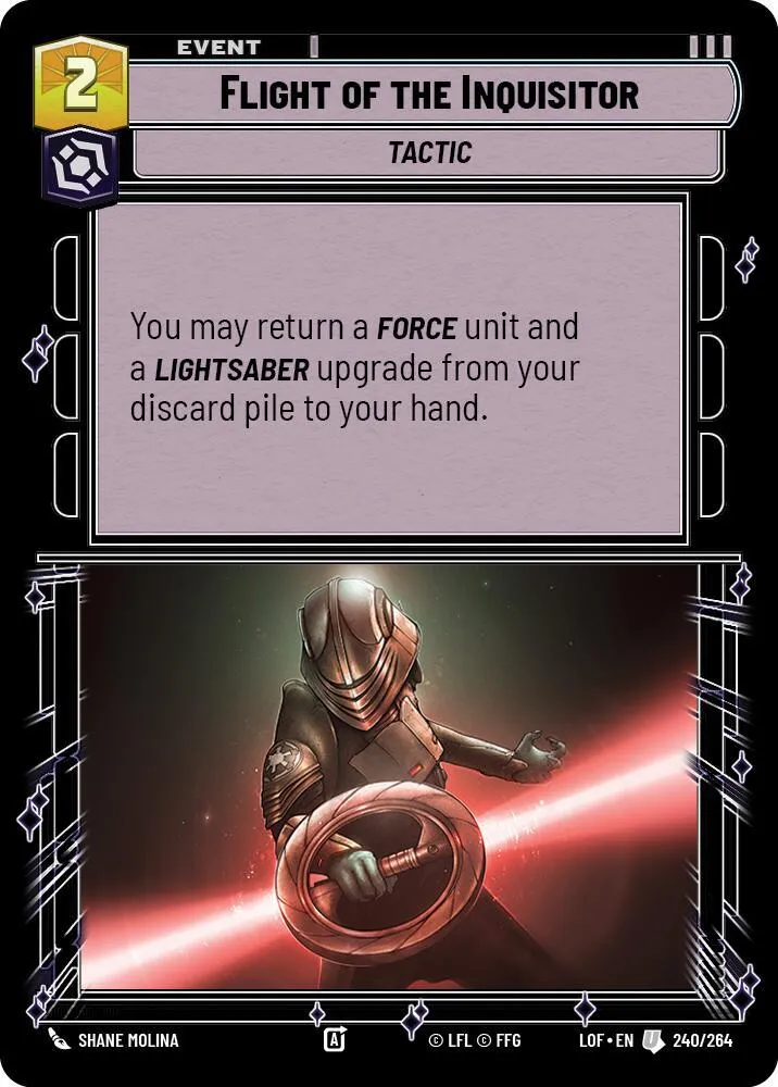 Envol de l'Inquisiteur — Legends of the Force — Star Wars: Unlimited