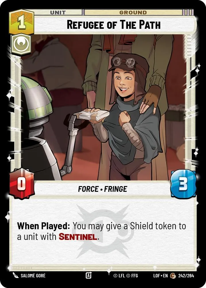 Réfugié du Passage — Legends of the Force — Star Wars: Unlimited