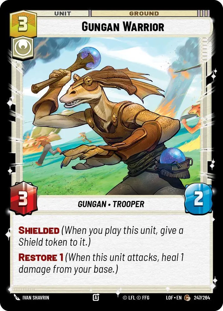 Guerrier Gungan — Legends of the Force — Star Wars: Unlimited
