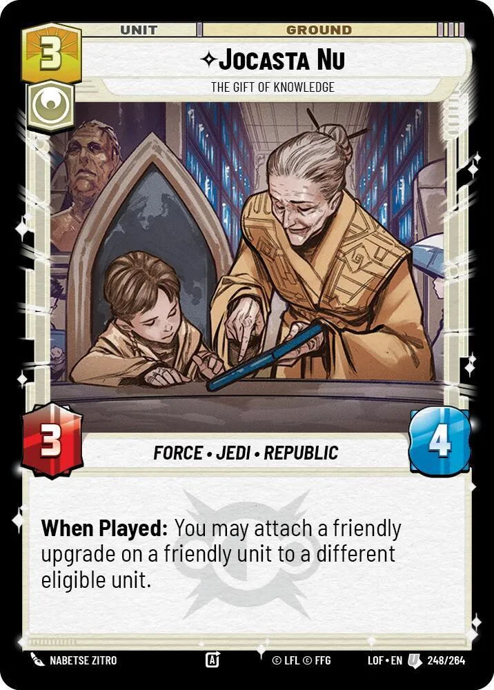 Jocasta Nu - Le Don De Connaissance — Legends of the Force — Star Wars: Unlimited