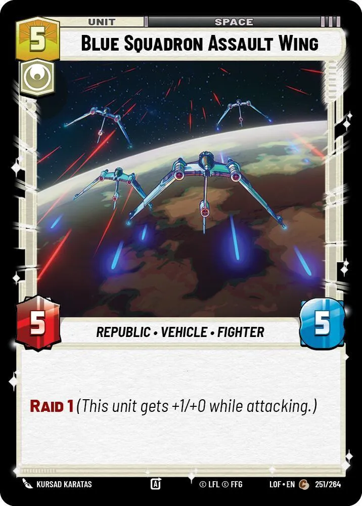 Groupe d'Assaut de l'Escadron Blue — Legends of the Force — Star Wars: Unlimited