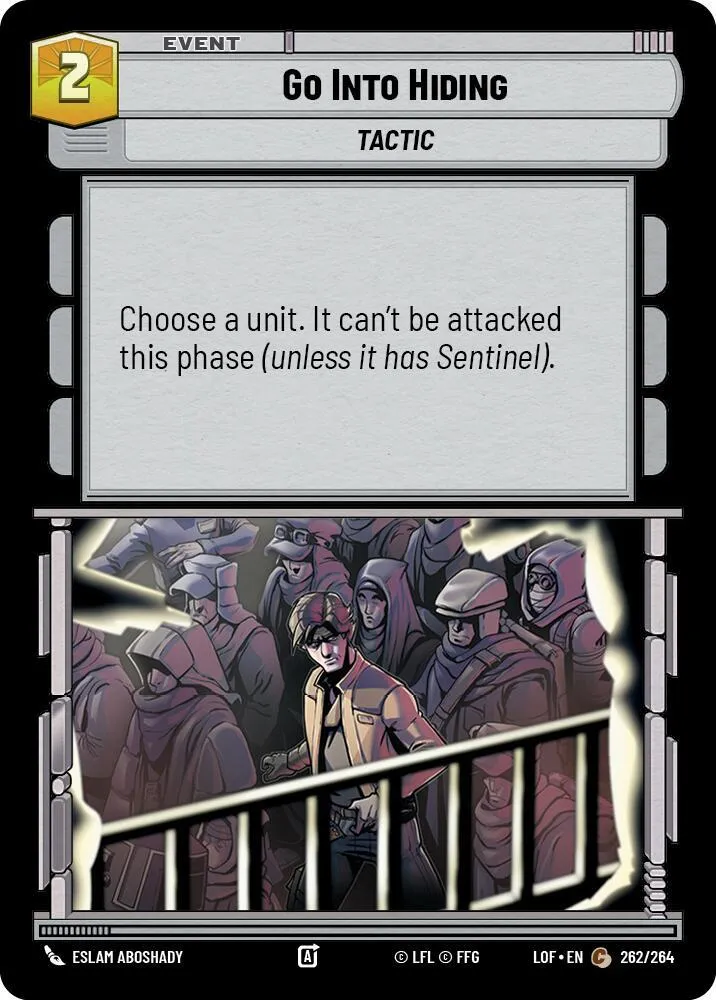 Go Into Hiding — Legends of the Force — Star Wars: Unlimited