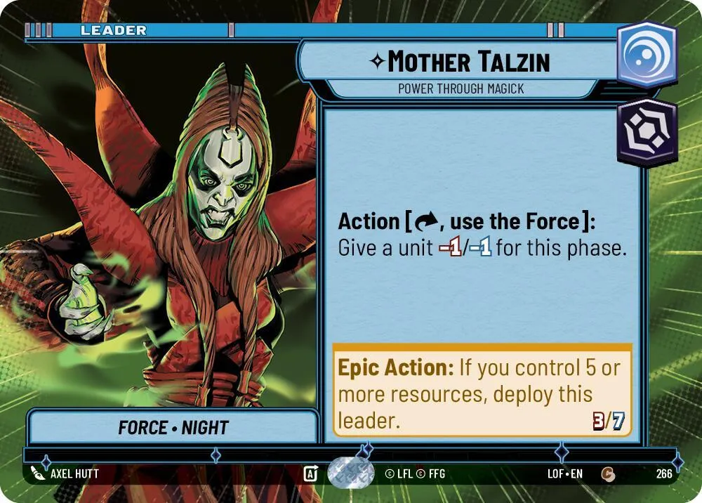 Mère Talzin - Le Pouvoir Grâce À La Magie — Legends of the Force — Star Wars: Unlimited