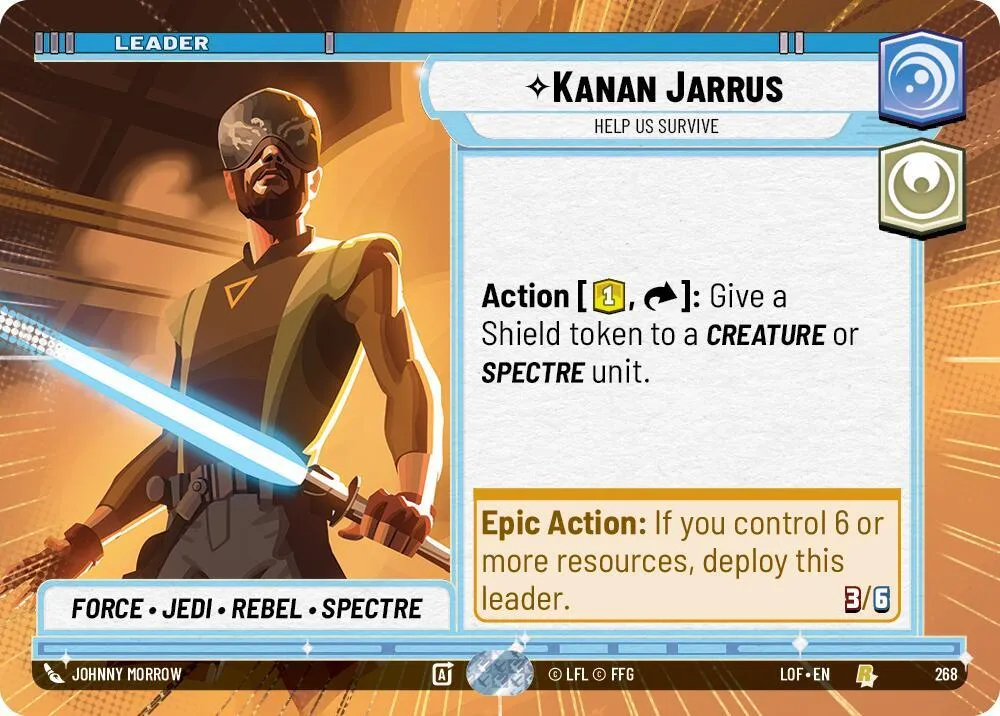 Kanan Jarrus - Help Us Survive — Legends of the Force — Star Wars: Unlimited