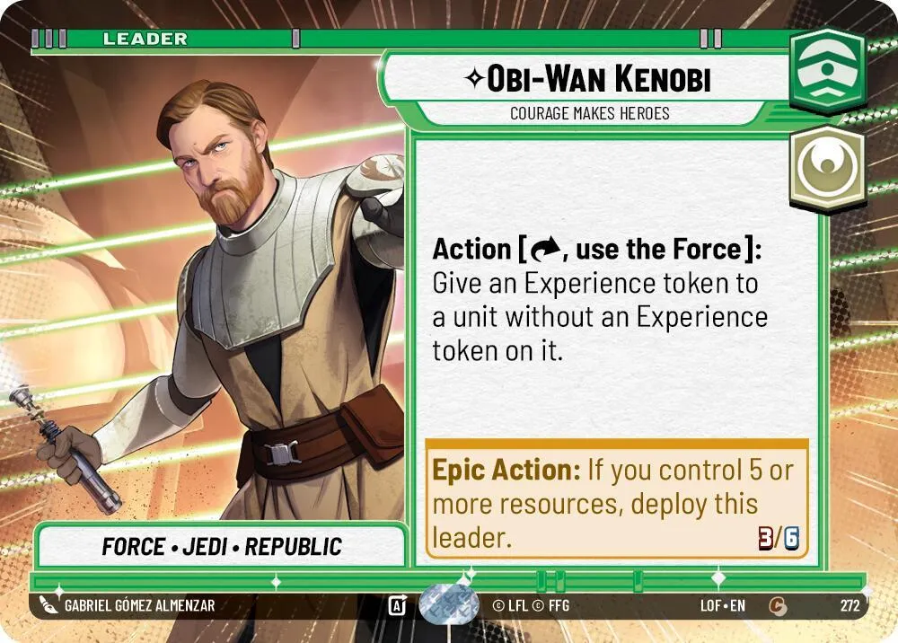 Obi-Wan Kenobi - Courage Makes Heroes — Legends of the Force — Star Wars: Unlimited