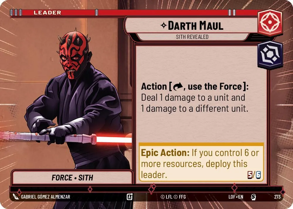 Darth Maul - Sith Revealed — Legends of the Force — Star Wars: Unlimited