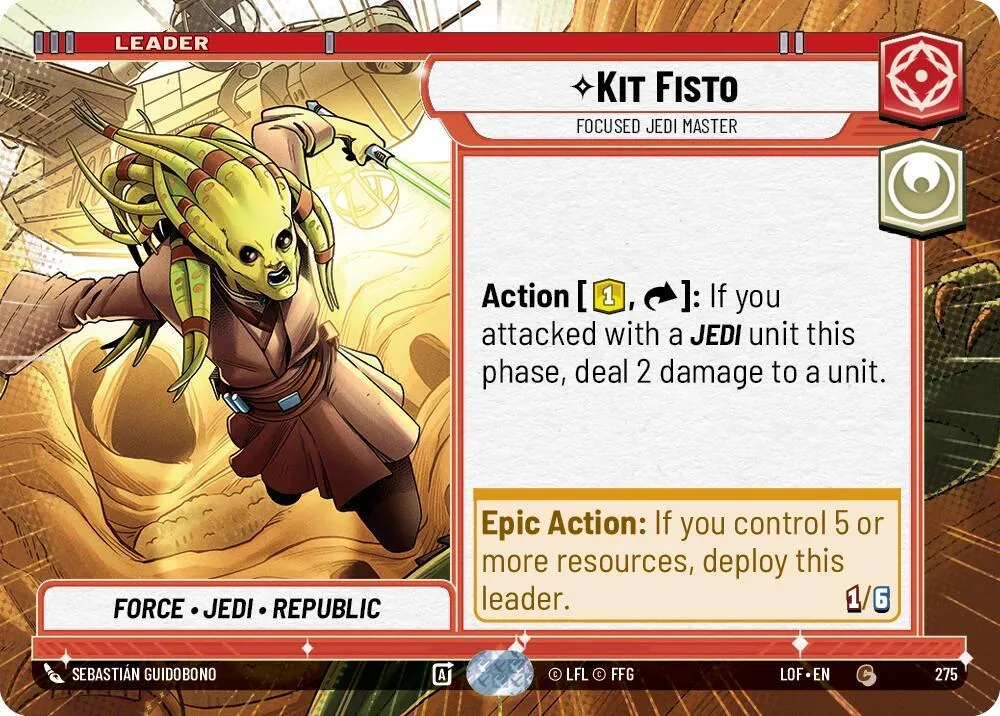 Kit Fisto - Focused Jedi Master — Legends of the Force — Star Wars: Unlimited