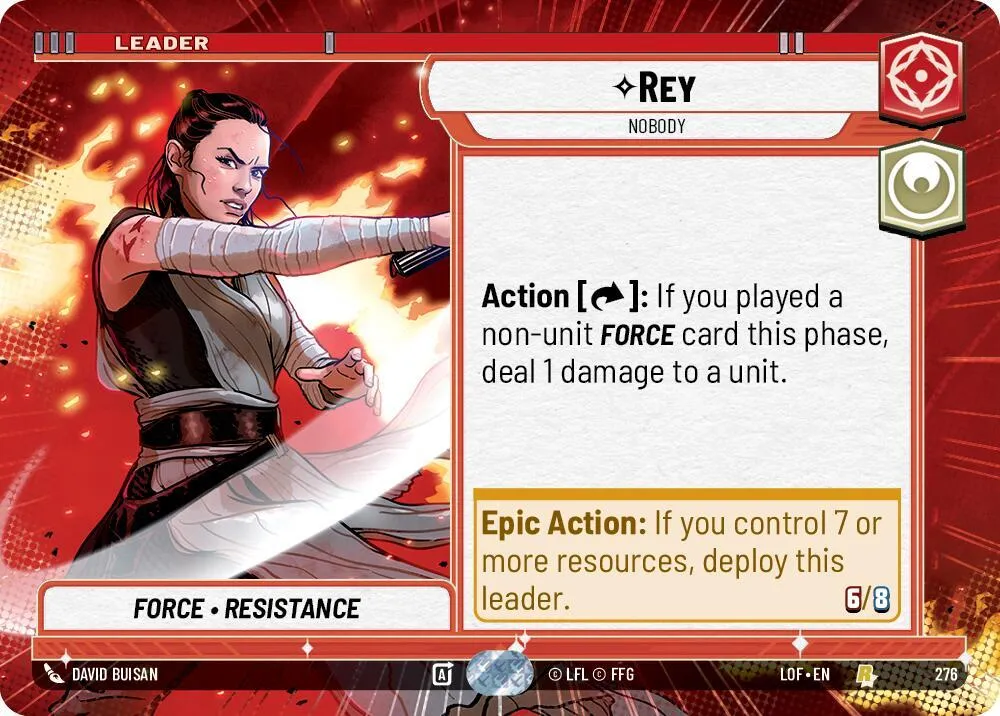 Rey - Nobody — Legends of the Force — Star Wars: Unlimited