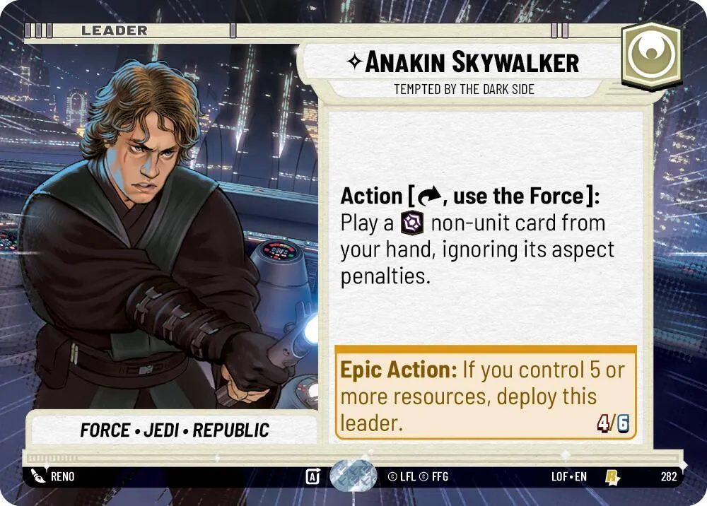 Anakin Skywalker - Tempted by the Dark Side — Legends of the Force — Star Wars: Unlimited
