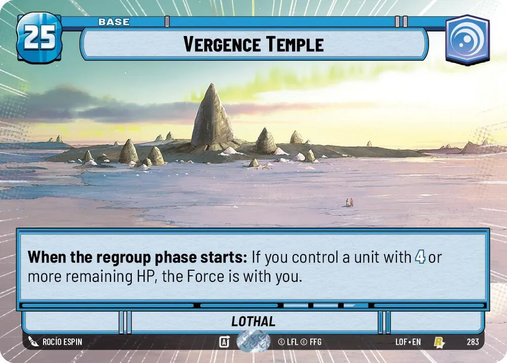 Vergence Temple — Legends of the Force — Star Wars: Unlimited