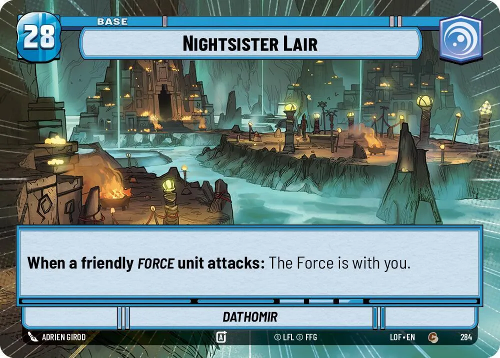 Nightsister Lair // Shield — Legends of the Force — Star Wars: Unlimited