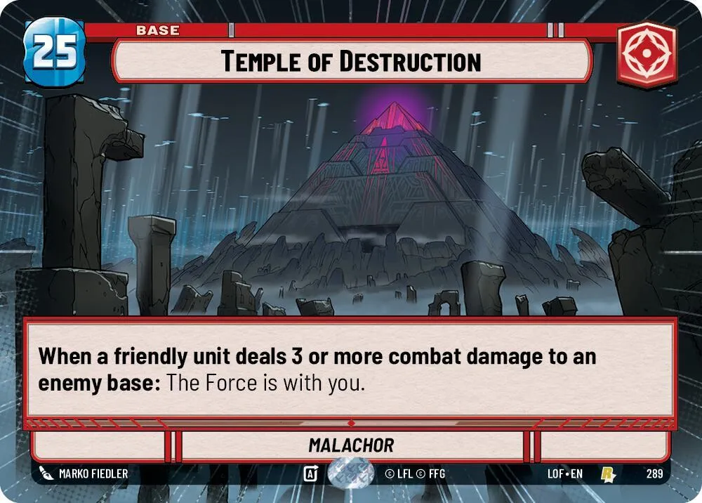 Temple de la Destruction — Legends of the Force — Star Wars: Unlimited