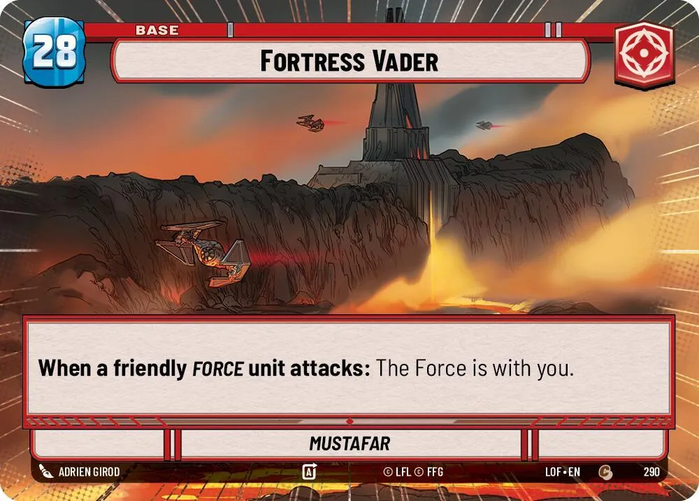 Forteresse de Vador — Legends of the Force — Star Wars: Unlimited