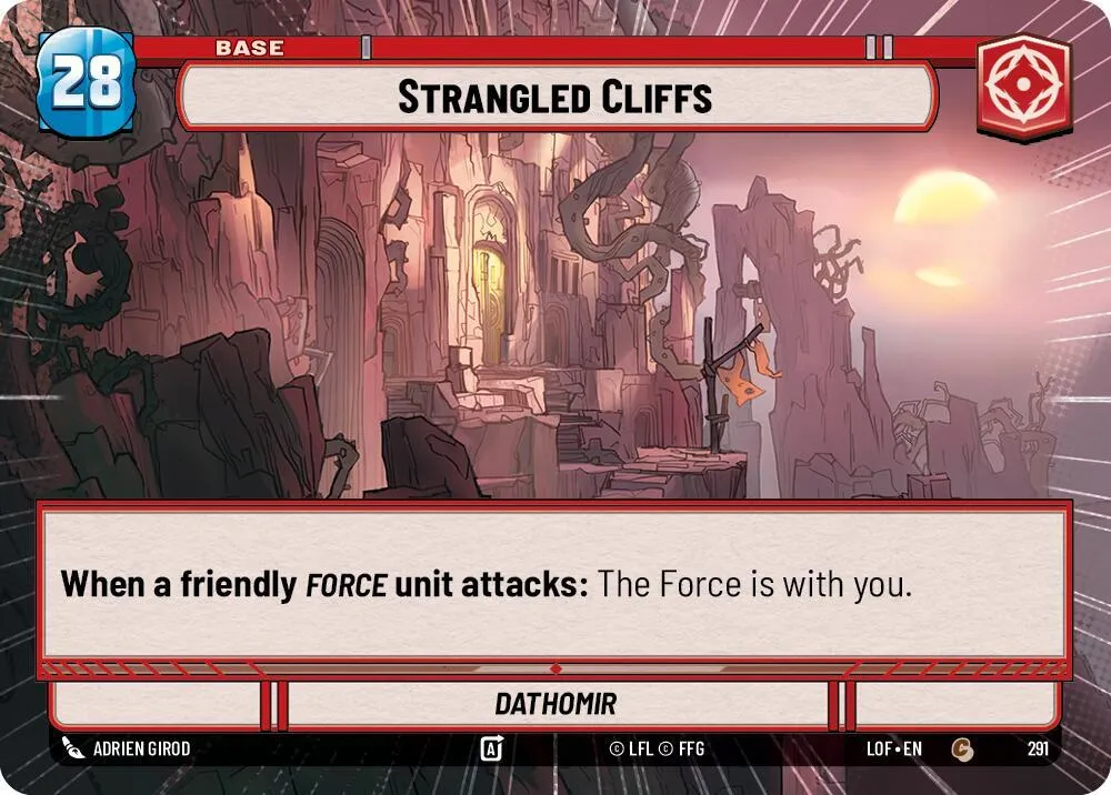 Falaises Étranglées — Legends of the Force — Star Wars: Unlimited