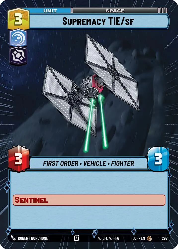 Supremacy TIE/sf — Legends of the Force — Star Wars: Unlimited
