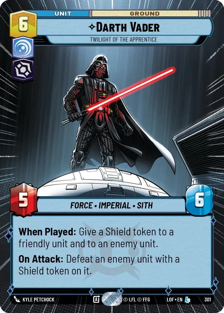 Dark Vador - Crépuscule De L'Apprenti — Legends of the Force — Star Wars: Unlimited