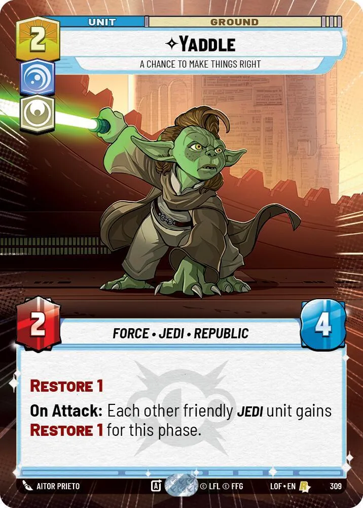 Yaddle - A Chance To Make Things Right — Legends of the Force — Star Wars: Unlimited